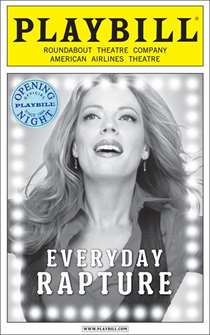 Everyday Rapture Limited Edition Official Opening Night Playbill 